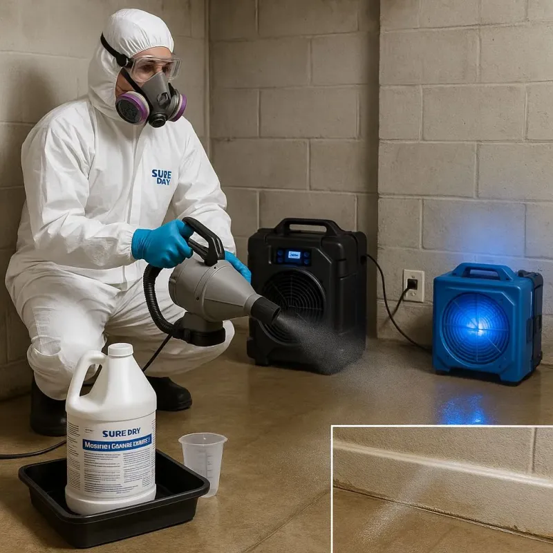Sanitization and Odor Removal process in Castle Rock, WA